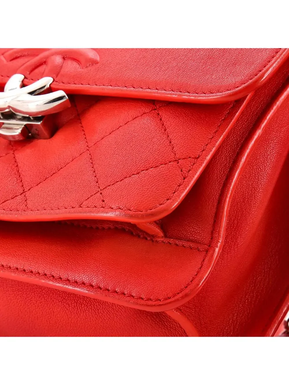 Chanel Cc Box Flap Bag Quilted Calfskin #260930C25B